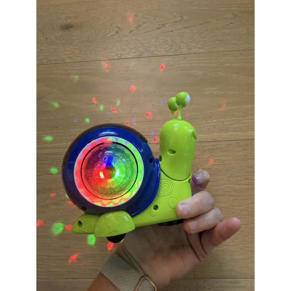 Luminous Crawling Snail Toy Musical Electric Interactive Baby Toy Fast Ship